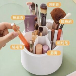 360° Rotating Makeup Brush Holder