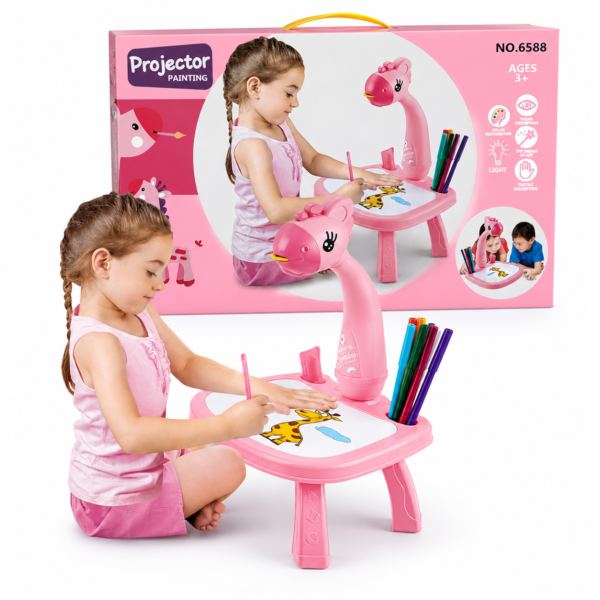 img_6a5b9ad755b7f_3_1784388311 Little Hands Drawing Projector Table for Kids | Trace & Draw Educational Art Toy with Light | Safe ABS Doodle Board for Toddlers, Boys & Girls